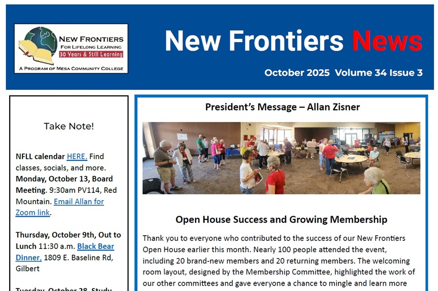 october 2025 newsletter