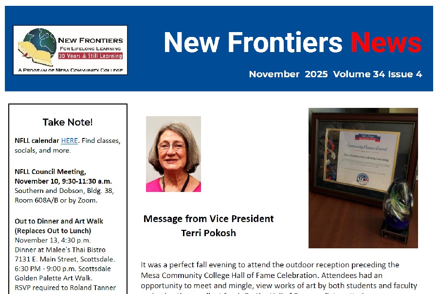 November 2025 newsletter