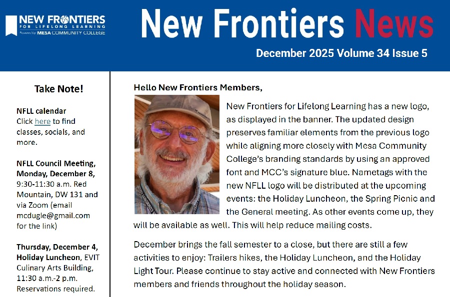 November 2025 newsletter