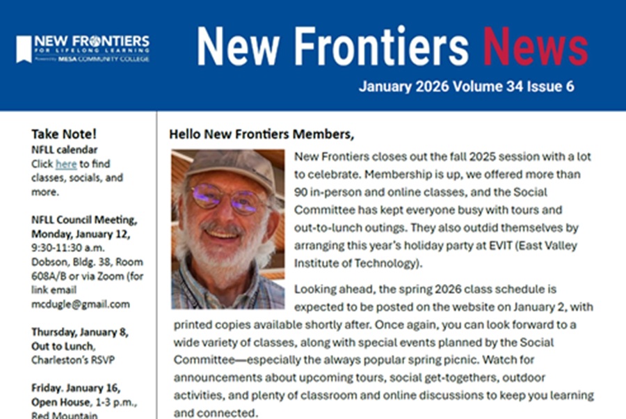  January 2026 newsletter 