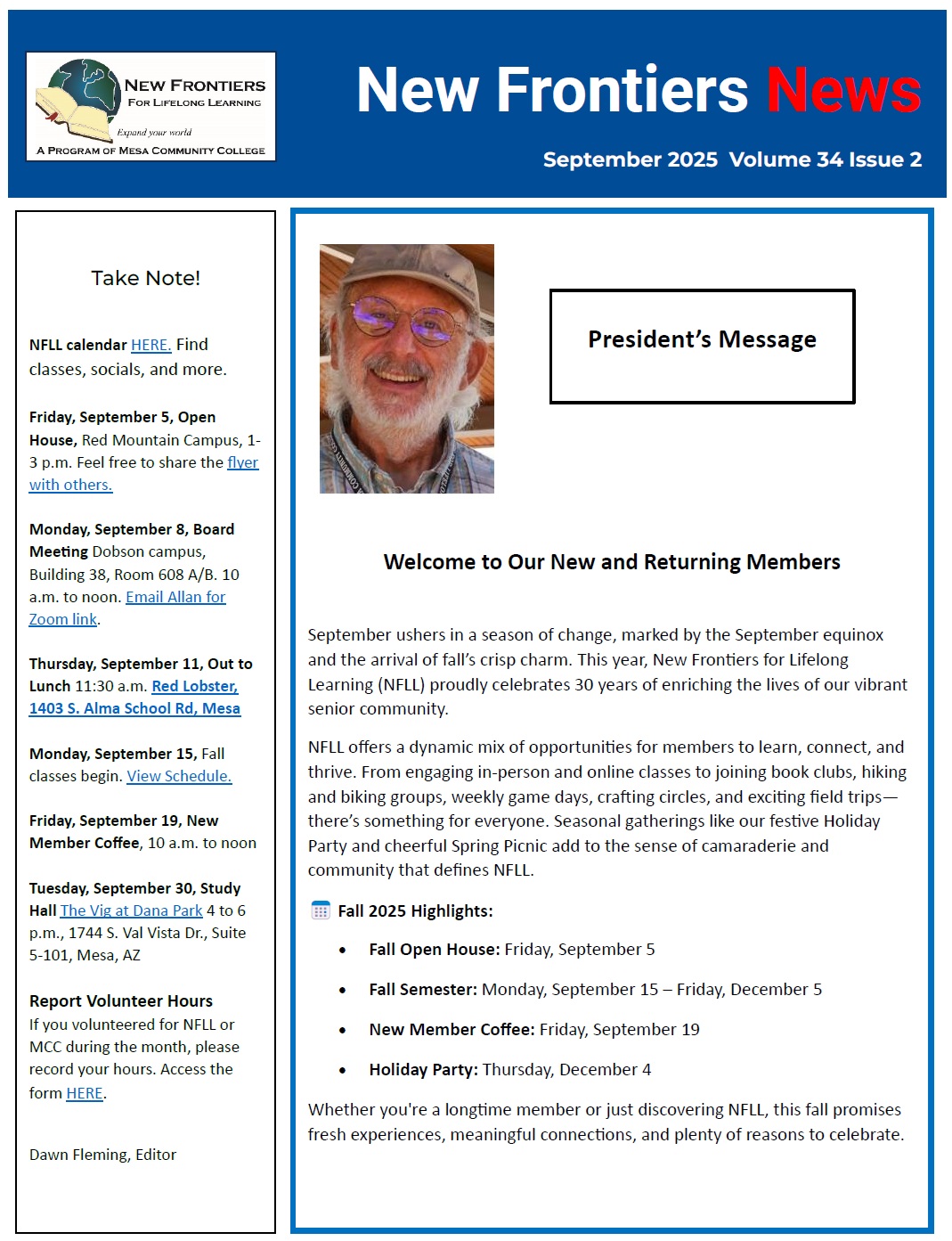 August 2025 newsletter