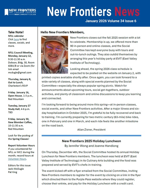 August 2025 newsletter