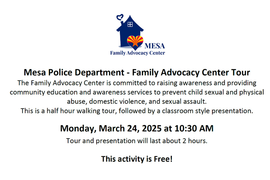 Mesa Police Department - Family Advocacy Center Tour